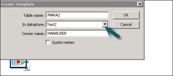 Target Datastore