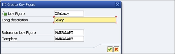 Create Key Figures