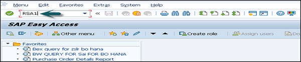 InfoArea in SAP BI