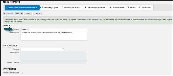 Define Report Example