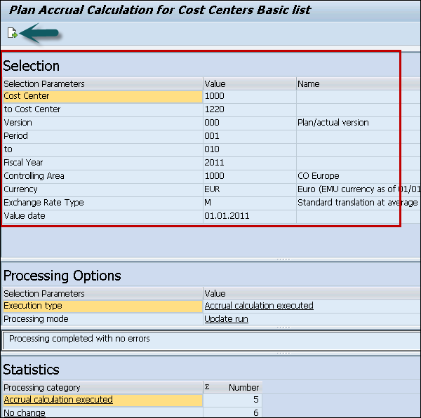 Plan Accrual Calculation