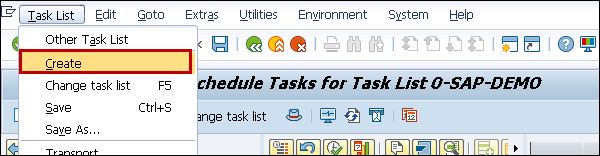 Task List