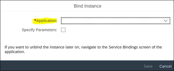 Bind Instance