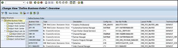 CRMC UI Profile