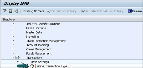 Define Transaction types