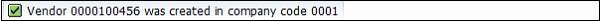 Create Vendor Correspondences