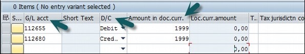 Document Date and Company Code