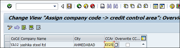 Enter Company Codes