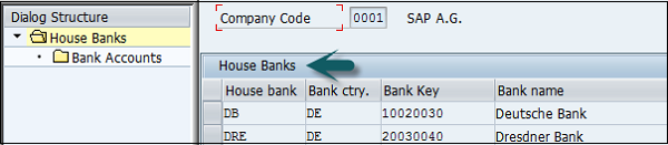 House Bank Payments