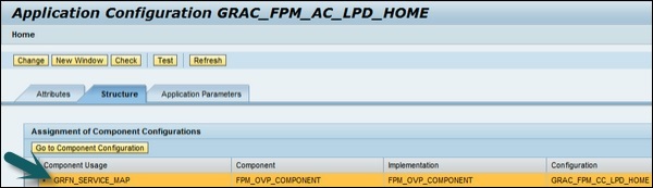 Application Configuration