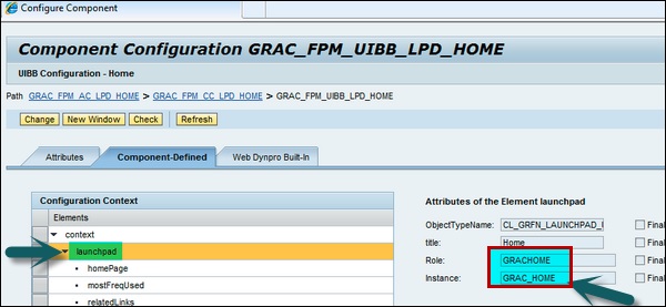 Configure Component