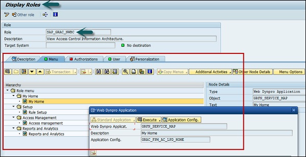 Display Roles