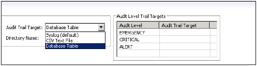 Audit Trail Target