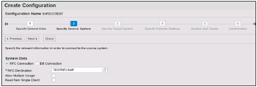 Create Configuration