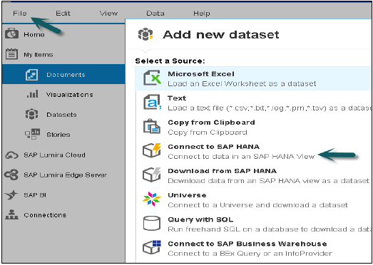 SAP Lumira Connectivity