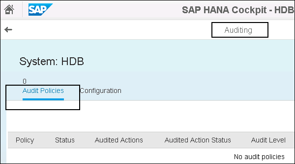 Create Audit Policy