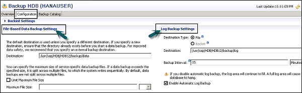 Log Backup