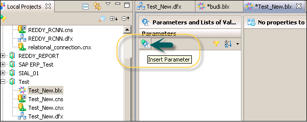 Click Parameters