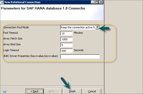 Connection Parameters