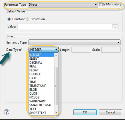 Data Type Options