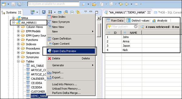 Open Data Preview