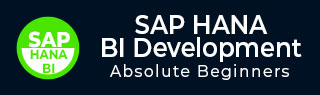 SAP HANA BI Development Tutorial