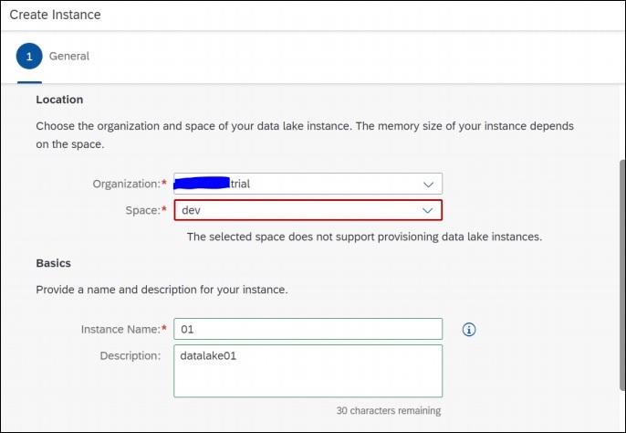 Create Instance