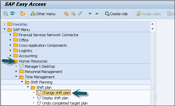 Change Shift Plan