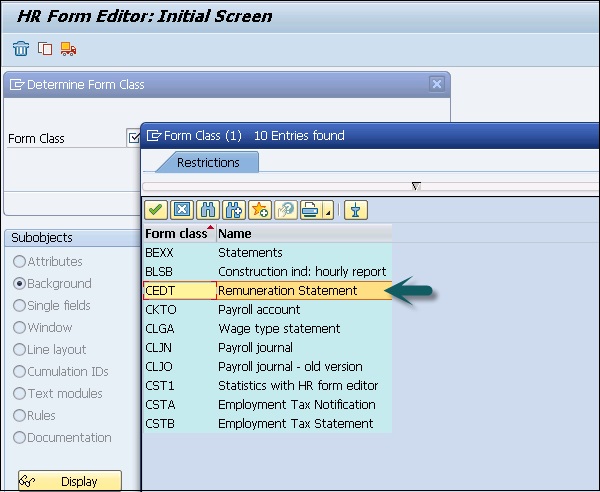 Select Form Class