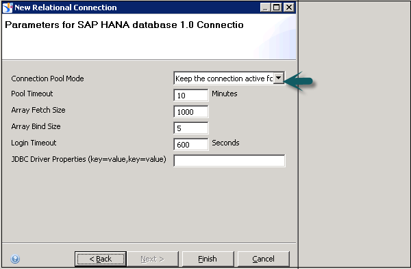 Define Connection Parameters