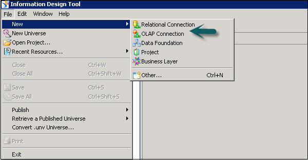 OLAP Connection