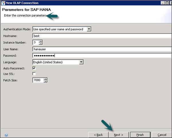 Parameters of OLAP Middleware