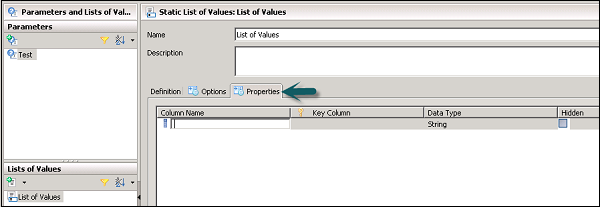 Property Column