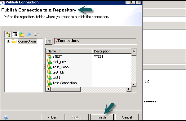 Publish Connection