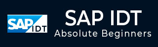 SAP IDT Tutorial