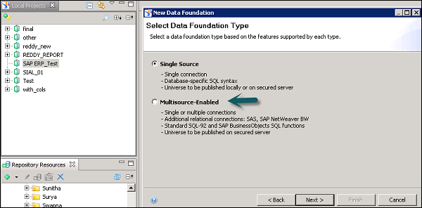 Types of Data Foundation