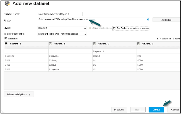 Adding Datasets Step2