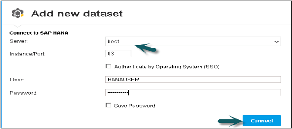 Connect Sap Hana