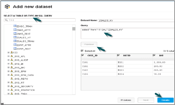 Connecting to Query Step5