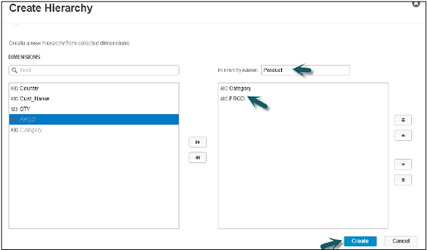 Creating Custom Hierarchy Step2