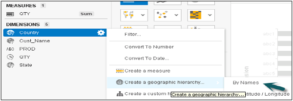 Creating Geography Hierarchy Step1