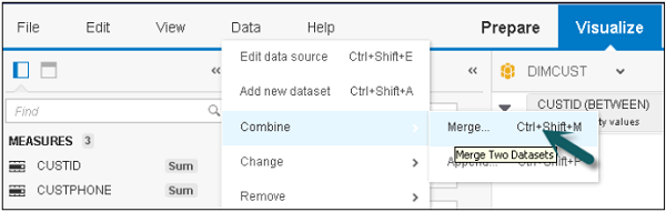 Merging Dataset Step1