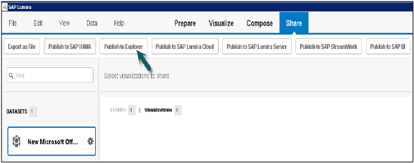 Publishing Datasets Explorers Step1