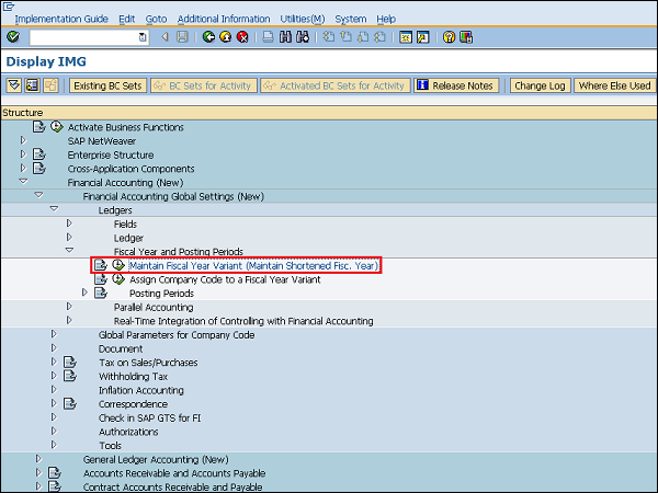 SAP posting period fiscal year