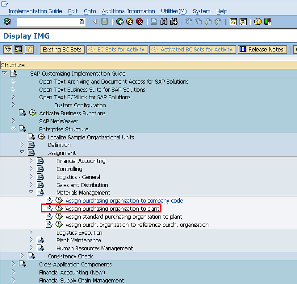 SAP Purchasing Org to Plant