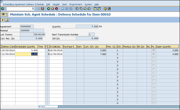 SAP sa details