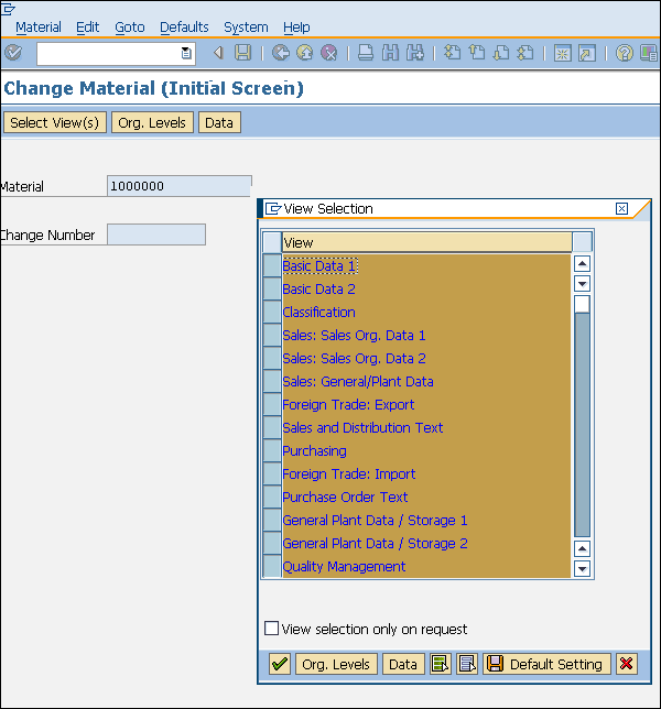 SAP Source List