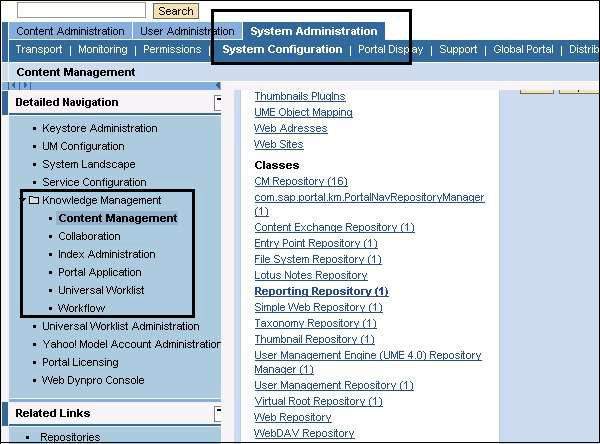 System Configuration