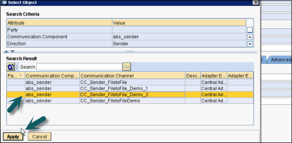 Inbound Processing Tab