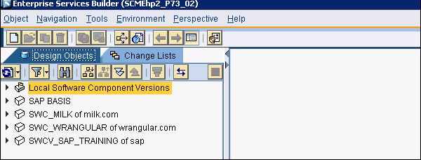 Local Software Component Versions